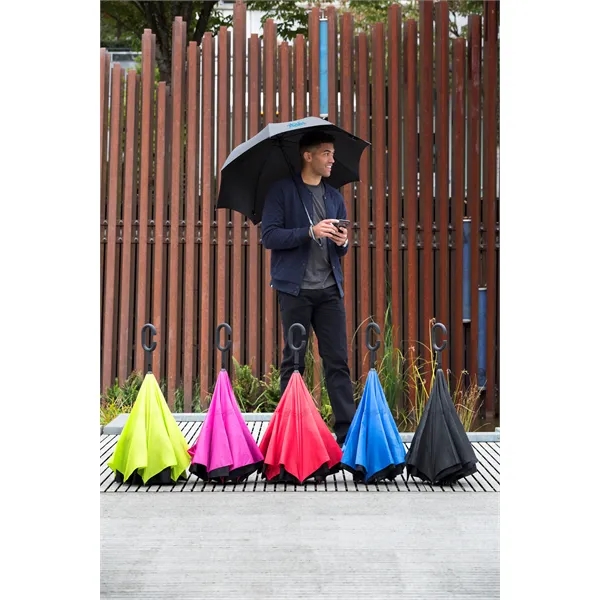 Shed Rain™ UnbelievaBrella® 48" Reverse-Close Manual Stic...... from ASI 40480 Koozie Group