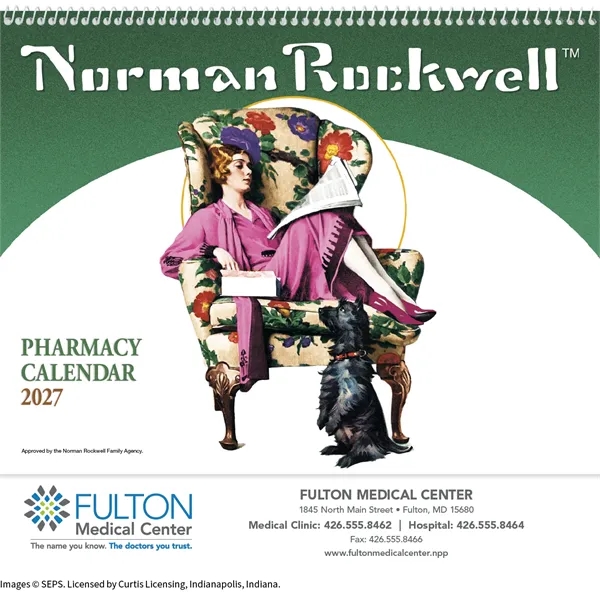 Rockwell Pharmacy Special Markets Calendar... from ASI 40480 Koozie Group / HotLine®