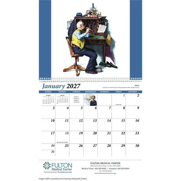 Rockwell Pharmacy Special Markets Calendar... from ASI 40480 Koozie Group / HotLine®