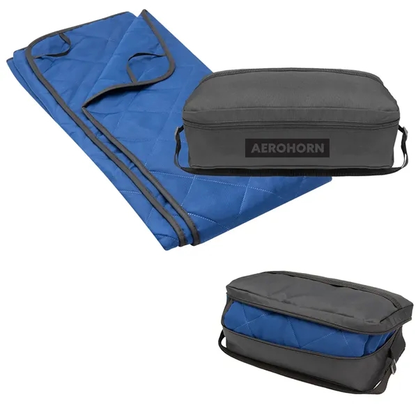 55" x 59" packable blanket with zippered carry case.... from ASI 61125 Hit Promotional Products / Hit®