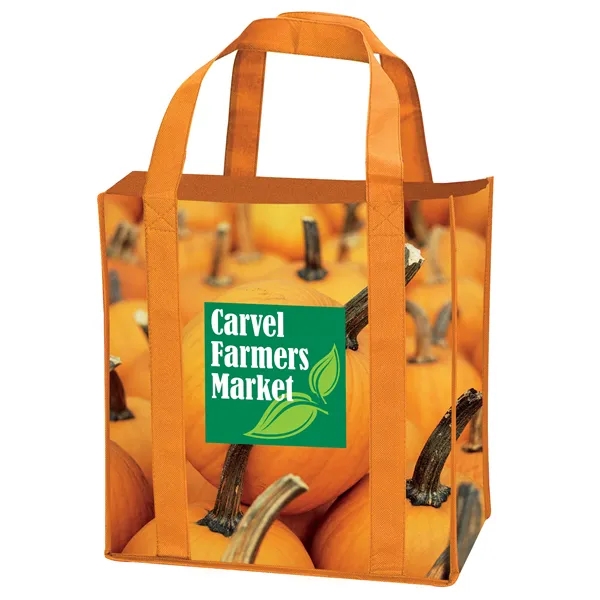 Laminated Non-Woven Grocery Tote... from ASI 40480 Koozie Group / Norwood