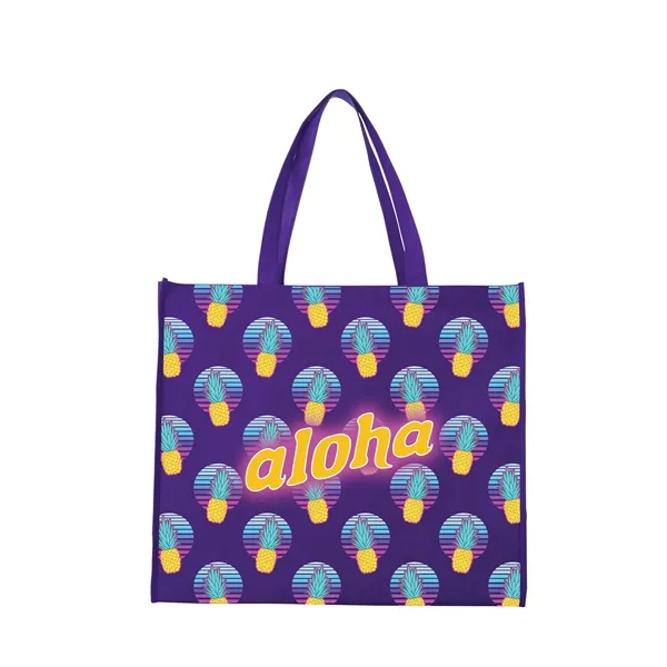 Laminated Non-Woven Landscape Tote... from ASI 40480 Koozie Group / Norwood