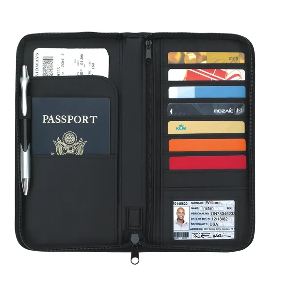 Travel Zippered Wallet... from ASI 40480 Koozie Group / Norwood