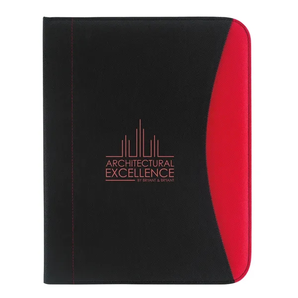 Non-Woven Curve Padfolio... from ASI 40480 Koozie Group / Norwood