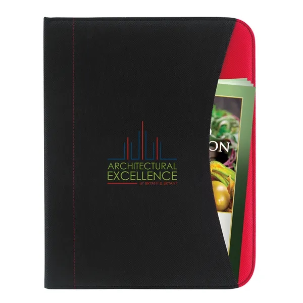 Non-Woven Curve Padfolio... from ASI 40480 Koozie Group / Norwood