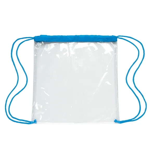 Clear Game Drawstring Backpack... from ASI 40480 Koozie Group / Norwood