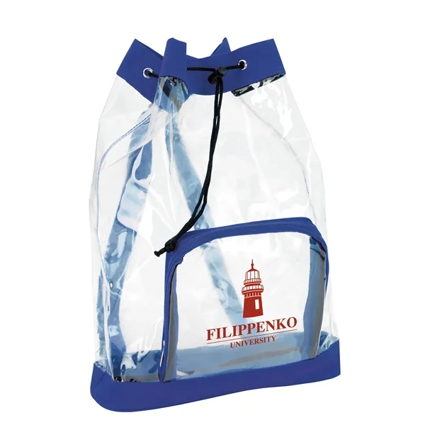 Clear Cinch Backpack... from ASI 40480 Koozie Group / Norwood
