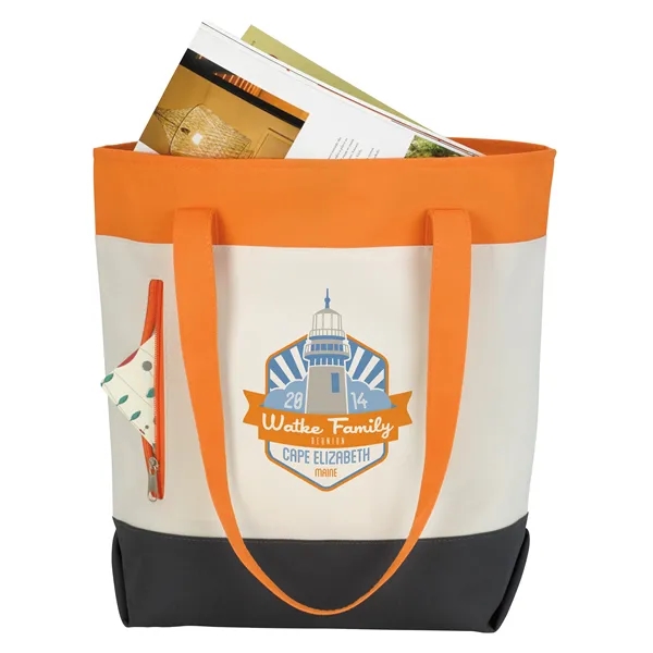 Color Zip Tote... from ASI 40480 Koozie Group / Norwood