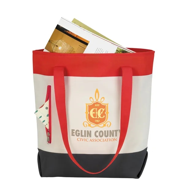 Color Zip Tote... from ASI 40480 Koozie Group / Norwood