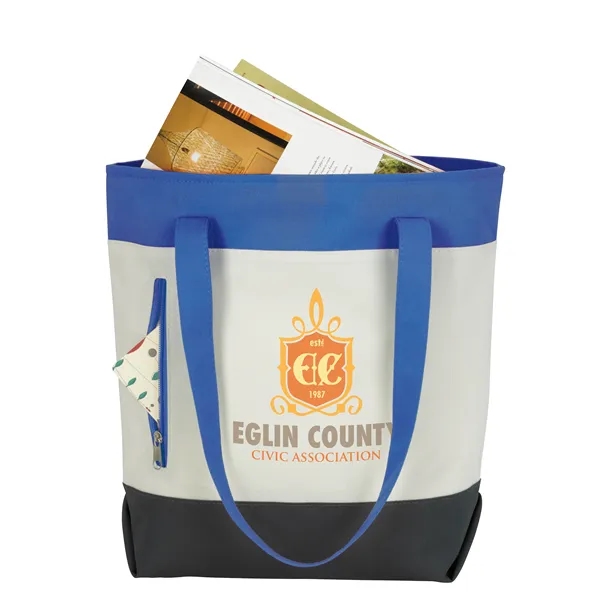 Color Zip Tote... from ASI 40480 Koozie Group / Norwood