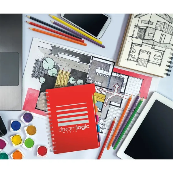 Spiral Notebook with Tabs... from ASI 40480 Koozie Group / Norwood