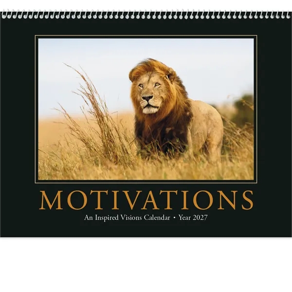11 x 19 2024 Motivations calendar on 70# glossy paper with... from ASI 40480 Koozie Group / Norwood Triumph Calendar