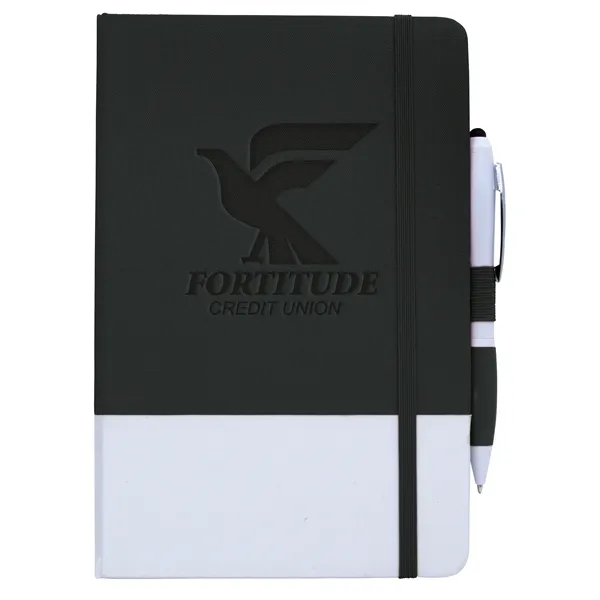 PrevaGuard® Notebook with Ion Stylus Pen... from ASI 40480 Koozie Group