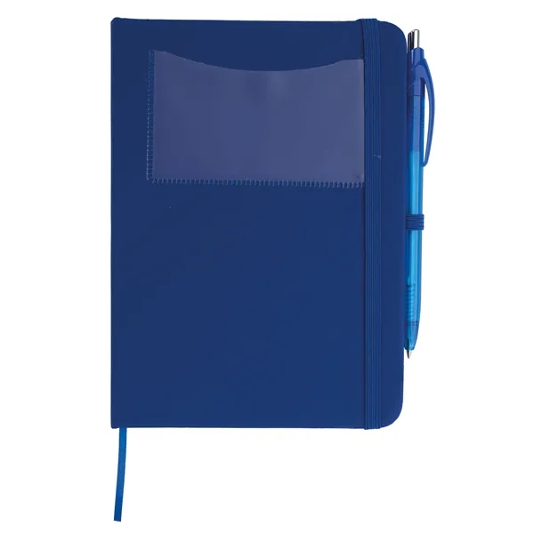Value Card Pocket Notebook with Element Slim Pen... from ASI 40480 Koozie Group