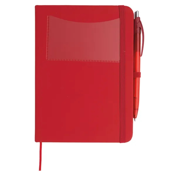 Value Card Pocket Notebook with Element Slim Pen... from ASI 40480 Koozie Group
