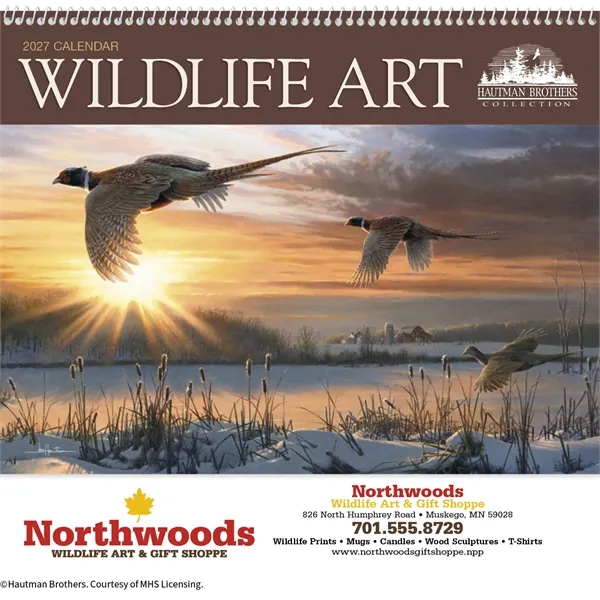 Wildlife Art by the Hautman Brothers... from ASI 40480 Koozie Group / Norwood Triumph Calendar