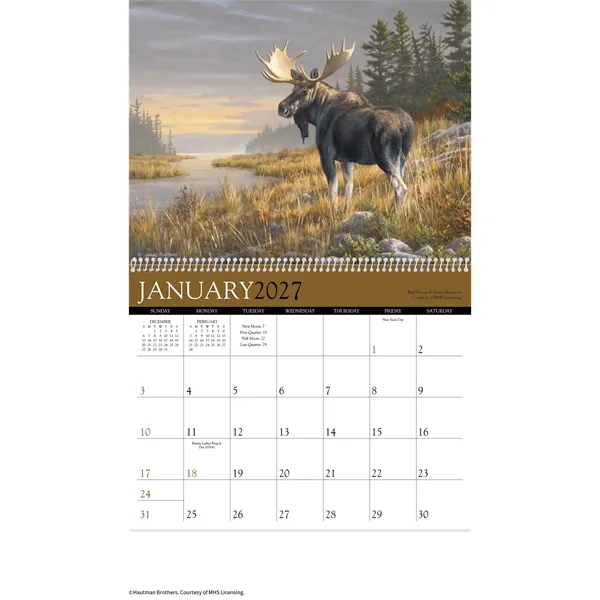Wildlife Art by the Hautman Brothers... from ASI 40480 Koozie Group / Norwood Triumph Calendar