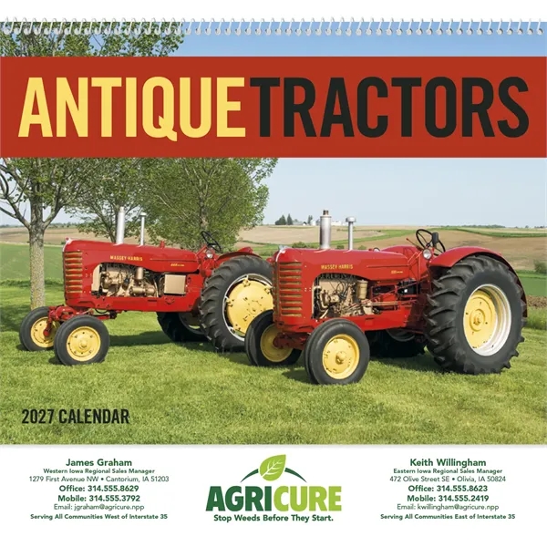 Antique Tractors... from ASI 40480 Koozie Group / Norwood Triumph Calendar