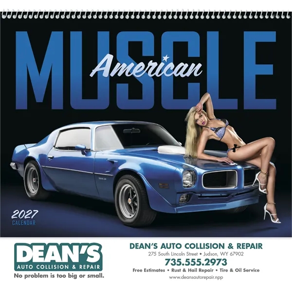 American Muscle... from ASI 40480 Koozie Group / Norwood Triumph Calendar