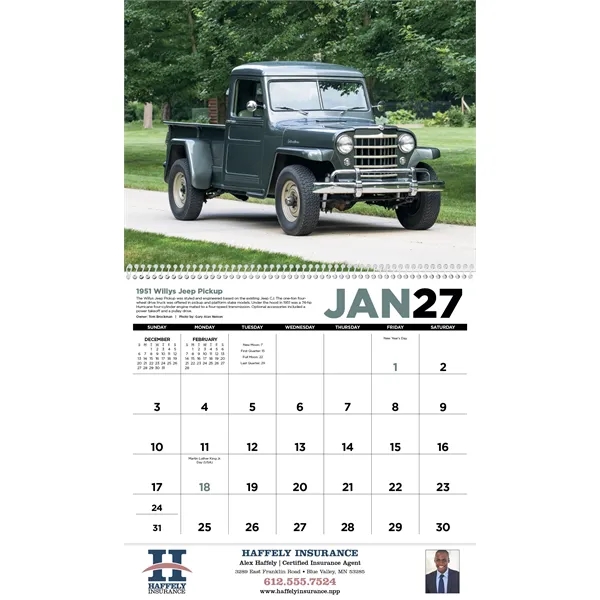 Antique Trucks... from ASI 40480 Koozie Group / Norwood Triumph Calendar