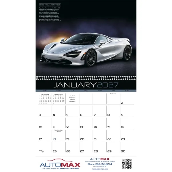 Exotic Cars... from ASI 40480 Koozie Group / Norwood Triumph Calendar