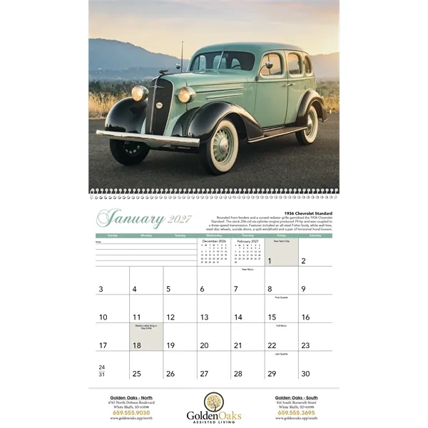 Antique Cars... from ASI 40480 Koozie Group / Norwood Triumph Calendar