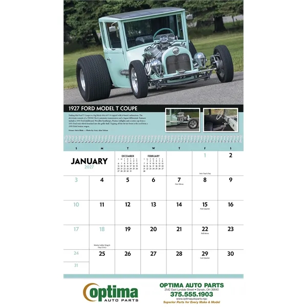 Street Rods... from ASI 40480 Koozie Group / Norwood Triumph Calendar