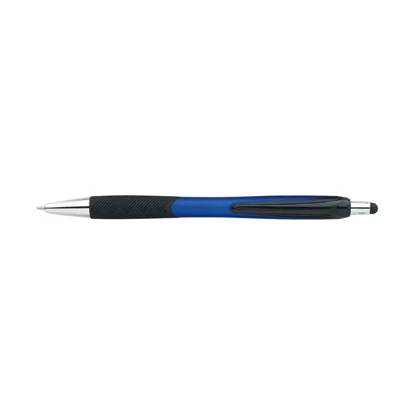 Metallic Pattern Grip Stylus Pen... from ASI 40480 Koozie Group / Norwood