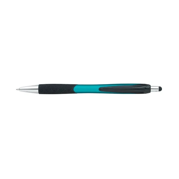 Metallic Pattern Grip Stylus Pen... from ASI 40480 Koozie Group / Norwood