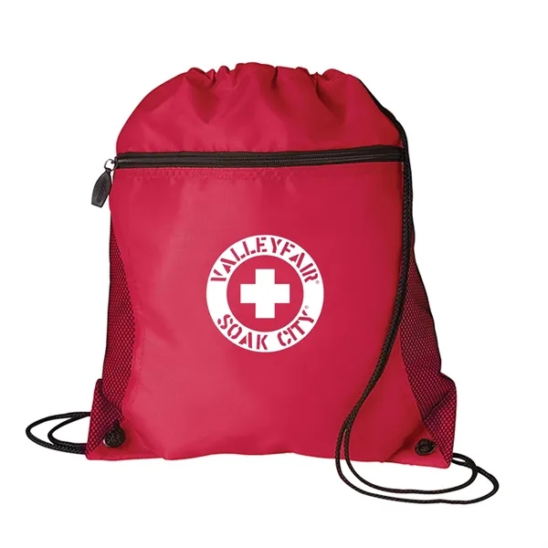 Mesh Pocket Drawcord... from ASI 40480 Koozie Group