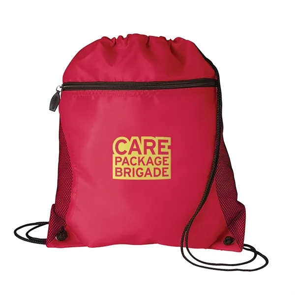 Mesh Pocket Drawcord... from ASI 40480 Koozie Group