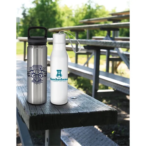 Vacuum Insulated Bottle with Carry Loop - 18 oz.... from ASI 40480 Koozie Group / Norwood
