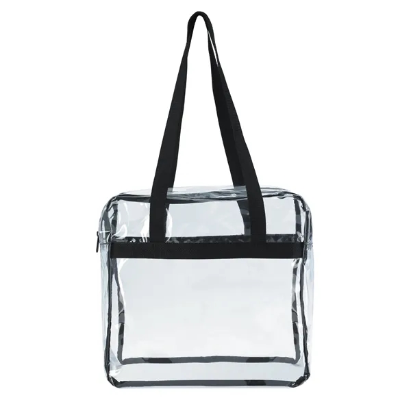 Clear Zippered Tote... from ASI 40480 Koozie Group / Norwood