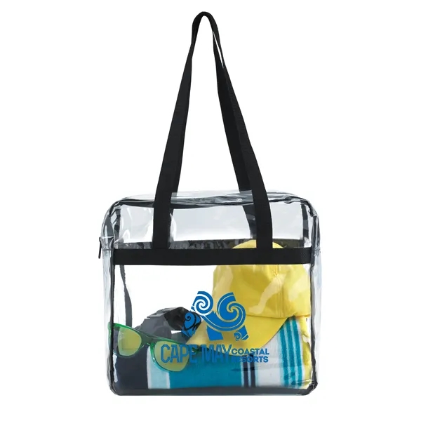 Clear Zippered Tote... from ASI 40480 Koozie Group / Norwood
