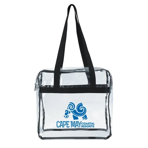 Clear Zippered Tote... from ASI 40480 Koozie Group / Norwood