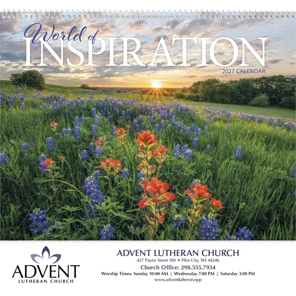 World of Inspiration... from ASI 40480 Koozie Group / Norwood Triumph Calendar