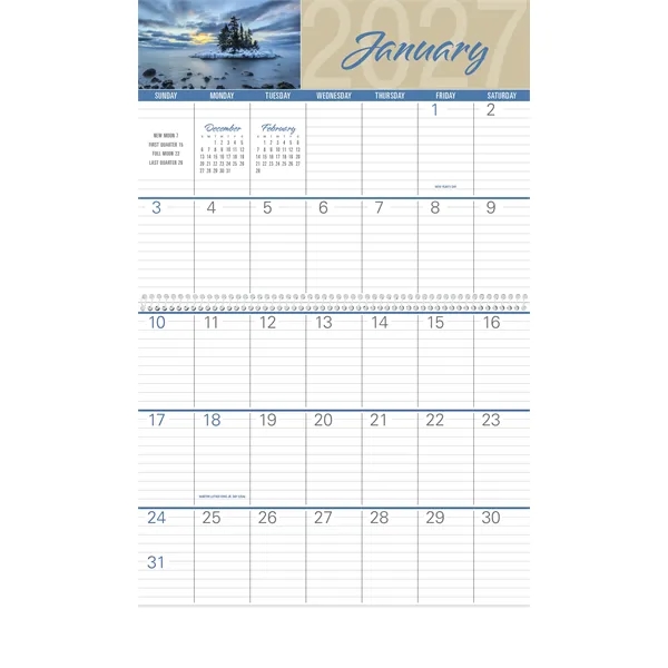 Scenes of America Big Block Memo... from ASI 40480 Koozie Group / Norwood Triumph Calendar