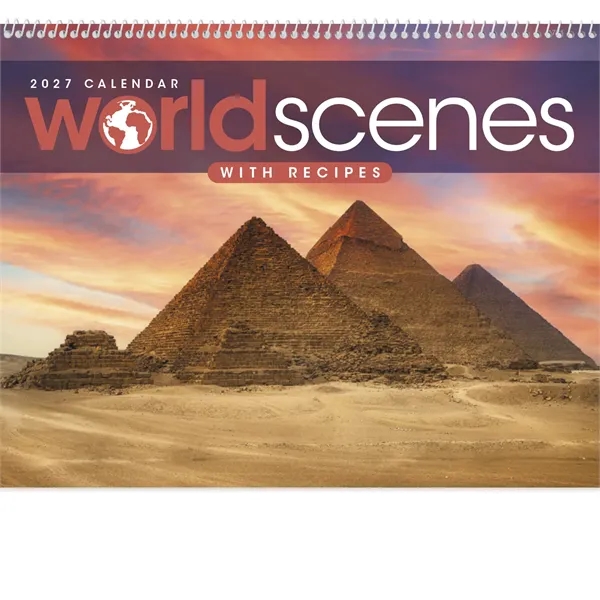 World Scenes with Recipe... from ASI 40480 Koozie Group / Norwood Triumph Calendar