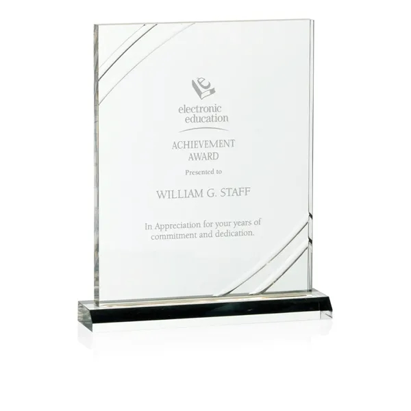 8W x 10 3/4H x 2D clear or green acrylic award... from ASI 40480 Koozie Group / Norwood