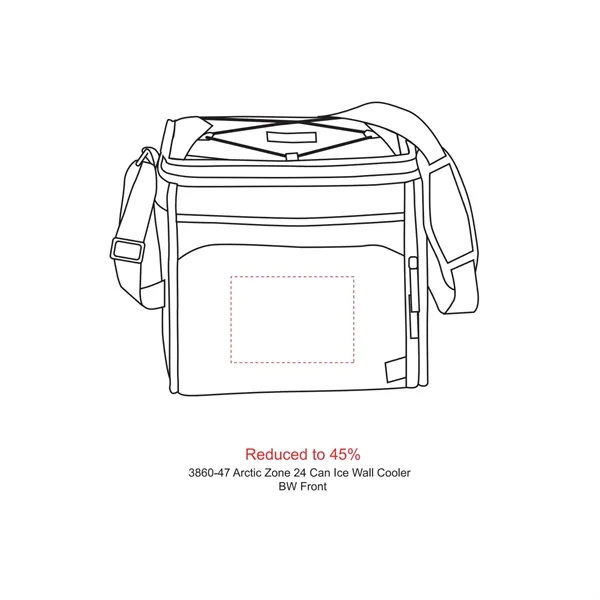 24-can cooler with four removable, reusable ice packs.... from ASI 66887 PCNA / Leeds