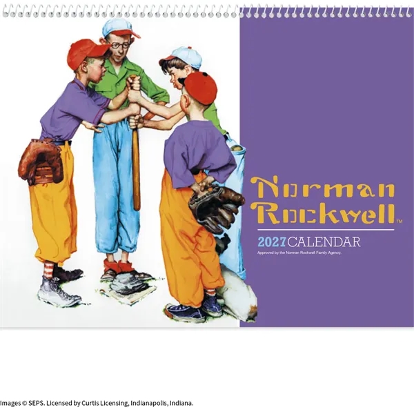 Norman Rockwell Appointment Calendar - Spiral... from ASI 40480 Koozie Group / HotLine®