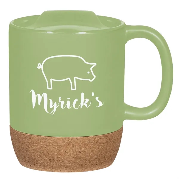 14 Oz. Full Color Cork Base Ceramic Mug... from ASI 61125 Hit Promotional Products / Hit®