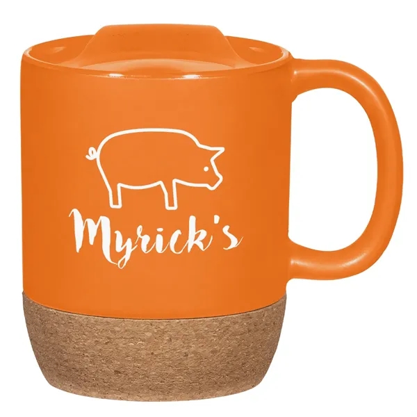 14 Oz. Full Color Cork Base Ceramic Mug... from ASI 61125 Hit Promotional Products / Hit®