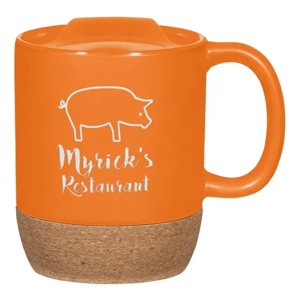 14 Oz. Full Color Cork Base Ceramic Mug... from ASI 61125 Hit Promotional Products / Hit®