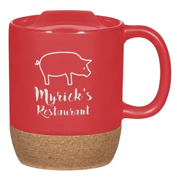 14 Oz. Full Color Cork Base Ceramic Mug... from ASI 61125 Hit Promotional Products / Hit®