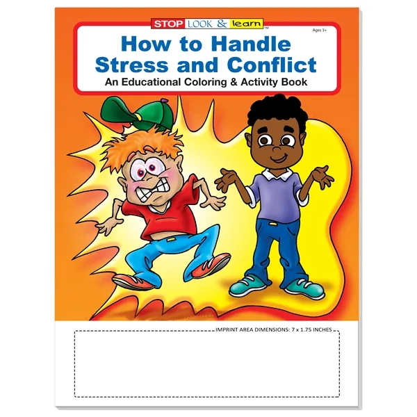 Coloring Book: How to Handle Stress and Conflict... from ASI 40480 Koozie Group