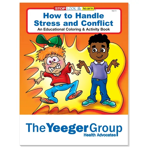 Coloring Book: How to Handle Stress and Conflict... from ASI 40480 Koozie Group