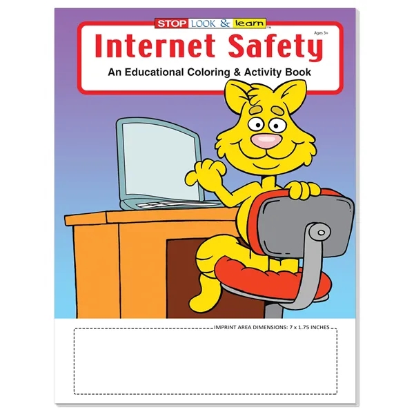 Coloring Book: Internet Safety... from ASI 40480 Koozie Group