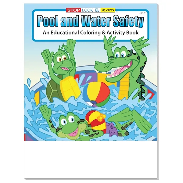 Coloring Book: Pool and Water Safety... from ASI 40480 Koozie Group