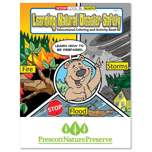 Coloring Book: Learning Natural Disaster Safety... from ASI 40480 Koozie Group